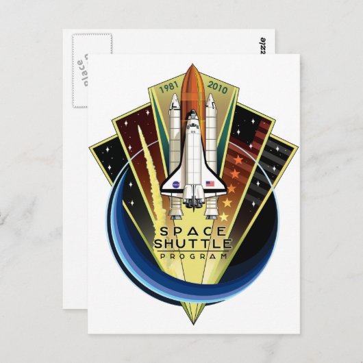 Gedenkpflaster für das Space Shuttle Programm (Vorne/Hinten)