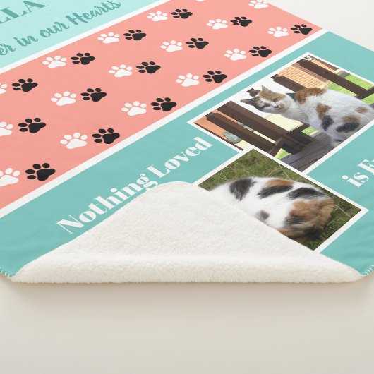 Gedenkpfosten für Haustiere drucken Korallenschild Sherpadecke (3/4)