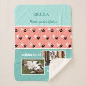 Gedenkpfosten für Haustiere drucken Korallenschild Sherpadecke (Vorderseite)