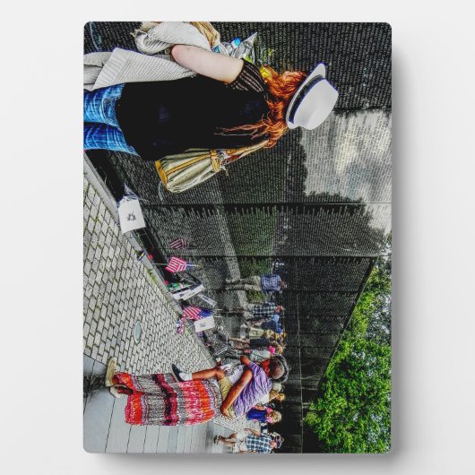 GedenkPlaque für den Vietnamkrieg Fotoplatte (Vorderseite)