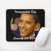 Gedenkpräsident Obama Inauguration Mousepad (Mit Mouse)