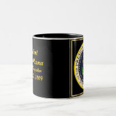 Gedenkpräsident Obama Inauguration Zweifarbige Tasse (Mittel)