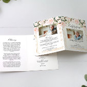 Gedenkprogramm zur Beerdigung der Rose-Foto Karte