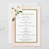 Gedenkprogramm zur Beerdigung des Fotos "Floral Pi Dankeskarte (Rückseite)