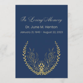 Gedenkprogramm zur Beerdigung von Ölsaaten der Mar Programm