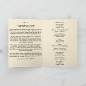 Gedenkprogramm zur Beerdigung von Ozeanen Programm (Innenseite)