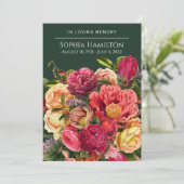 Gedenkprogramm zur Gedenkstätte für die Beerdigung Programm (Stehend Vorderseite)