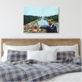 Gedenkrede 2001 leinwanddruck (Insitu (Schlafzimmer))