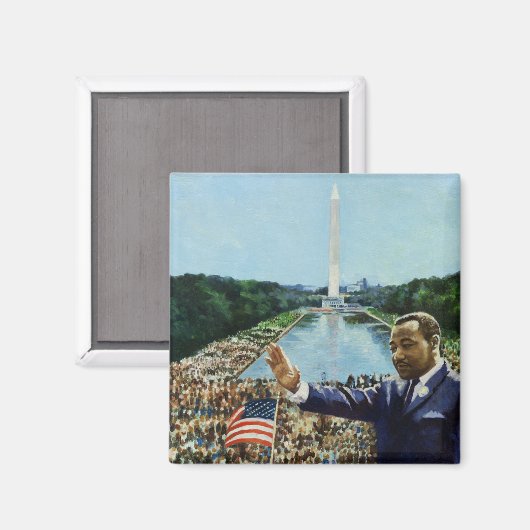 Gedenkrede 2001 magnet (Vorderseite/Rückseite)