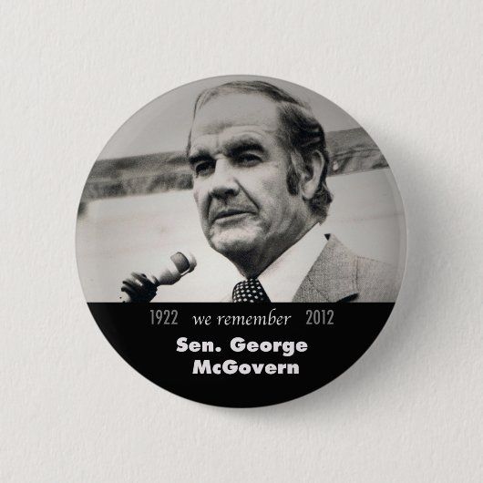 Gedenkschaltfläche George McGovern Button (Vorderseite)