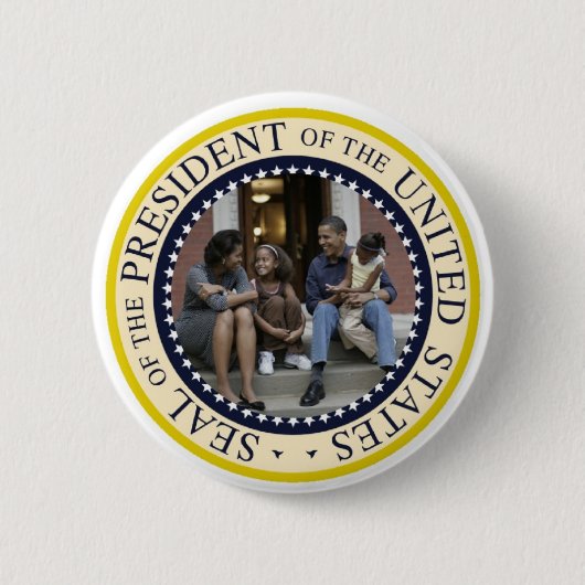 Gedenkschaltfläche von Präsident Obama Button (Vorderseite)