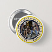 Gedenkschaltfläche von Präsident Obama Button (Vorne & Hinten)