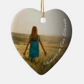 Gedenkschmuck - Forever in Our Hearts Keramik Ornament (Rechts)