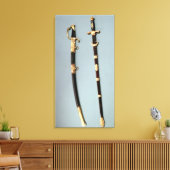 Gedenkschwert von Napoleon Bonaparte Leinwanddruck (Insitu (Wohnzimmer))