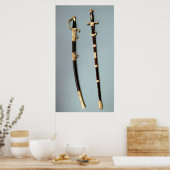 Gedenkschwert von Napoleon Bonaparte Poster (Küche)