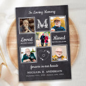 Gedenkstätte 5 Fotocollage Feier des Lebens Einladung