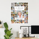 Gedenkstätte 61 Fotocollage In Liebender Erinnerun Poster (Heimbüro)