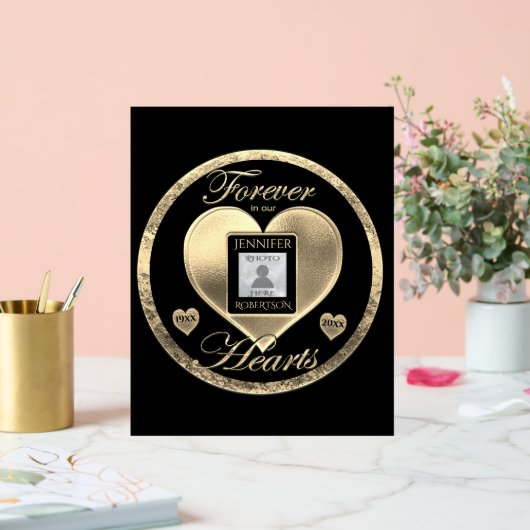 Gedenkstätte Acrylschild (Hochzeit)