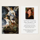 Gedenkstätte Angel Gebet Sympathiekarten (Vorne & Hinten)