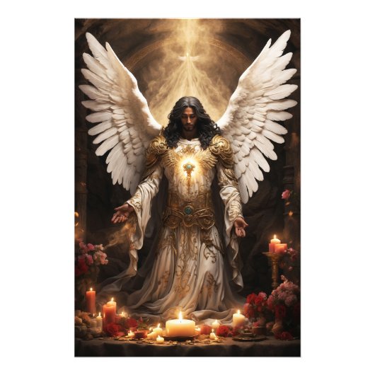 *~* Gedenkstätte Archangel Azrael Beerdigung AP47 Fotodruck (Vorne)