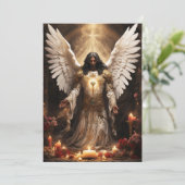*~* Gedenkstätte Archangel Azrael FOTO AP47 Dankeskarte (Stehend Vorderseite)