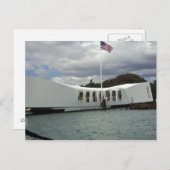 Gedenkstätte Arizona Postkarte (Vorne/Hinten)