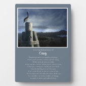 Gedenkstätte Beautiful Nautic Ocean Individuelle N Fotoplatte (Vorderseite)