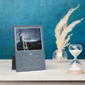 Gedenkstätte Beautiful Nautic Ocean Individuelle N Fotoplatte (Seite)