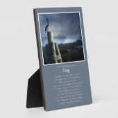 Gedenkstätte Beautiful Nautic Ocean Individuelle N Fotoplatte (Seite)