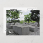 Gedenkstätte Berlin Holocaust Postkarte (Vorne/Hinten)