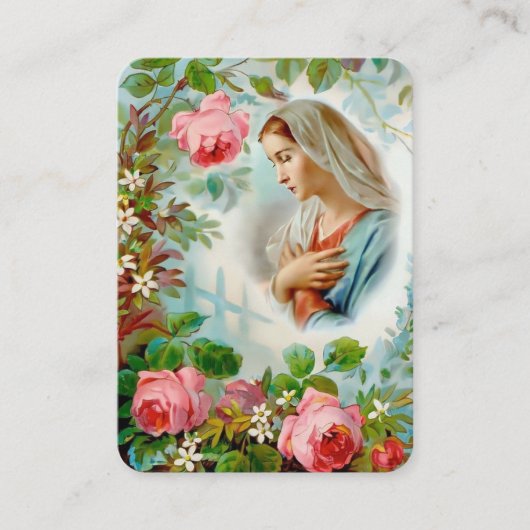 Gedenkstätte der Beerdigung - Sympathiekarten Visitenkarte (Vorderseite)