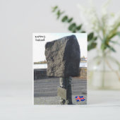 Gedenkstätte der Bürokraten, Reykjavik, Island Postkarte (Stehend Vorderseite)