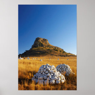 Gedenkstätte der Schlacht von Isandlwana bei Nqutu Poster