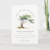 Gedenkstätte des Botanischen Beileids Dankeskarte (Vorderseite)