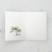 Gedenkstätte des Botanischen Beileids Dankeskarte (Innenseite)