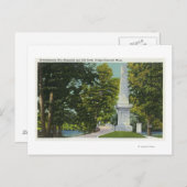 Gedenkstätte des revolutionären Krieges, alte Nord Postkarte (Vorne/Hinten)