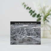 Gedenkstätte des Stone Mountain Georgia Park Postkarte (Stehend Vorderseite)