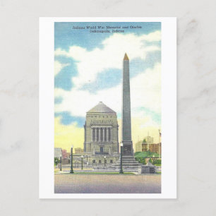 Gedenkstätte des Weltkriegs, Indianapolis, Indiana Postkarte