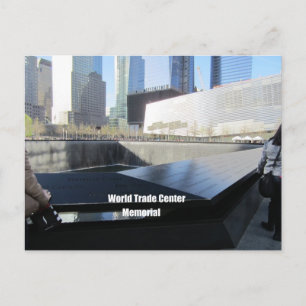 Gedenkstätte des World Trade Center in New York Postkarte