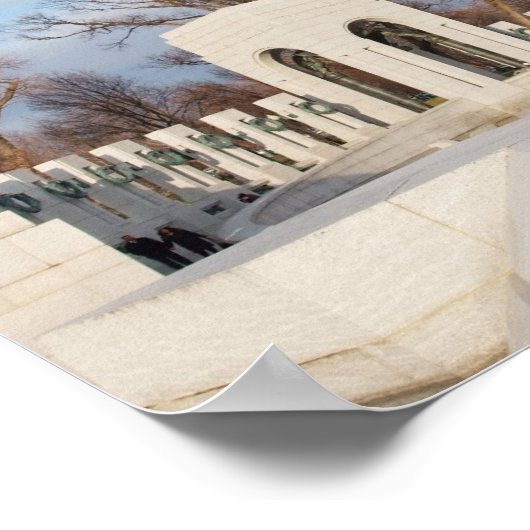 Gedenkstätte des Zweiten Weltkriegs Poster (Ecke)