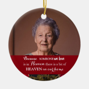 Gedenkstätte Einige im Himmel-Foto Keramik Ornament