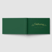 Gedenkstätte "Feier des Lebens" Foil, Grün Gästebuch (Voll)