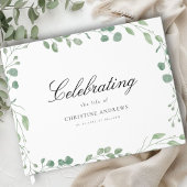 Gedenkstätte "Feiern des Lebens" Weißer Eukalyptus Gästebuch