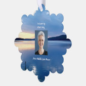 Gedenkstätte Foto Christlicher Sonnenaufgang Ornament Karte (Linke Ecke)