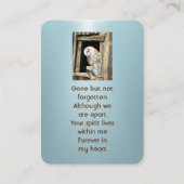 Gedenkstätte Foto Gebet-Barn-Vogelwelt Visitenkarte (Vorderseite)