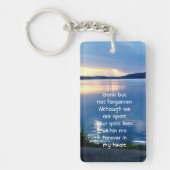 Gedenkstätte Foto Gebet Sonnenaufgang Natur Schlüsselanhänger (Vorderseite)