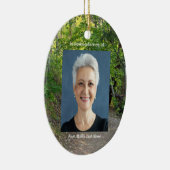 Gedenkstätte Foto Gebetspfade Waldbaumen Keramik Ornament (Rechts)