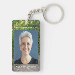 Gedenkstätte Foto Gebetspfade Waldbaumen Schlüsselanhänger