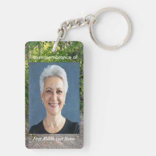 Gedenkstätte Foto Gebetspfade Waldbaumen Schlüsselanhänger