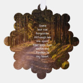 Gedenkstätte Foto Gebetswaldweg Ornament Karte (Vorderseite)